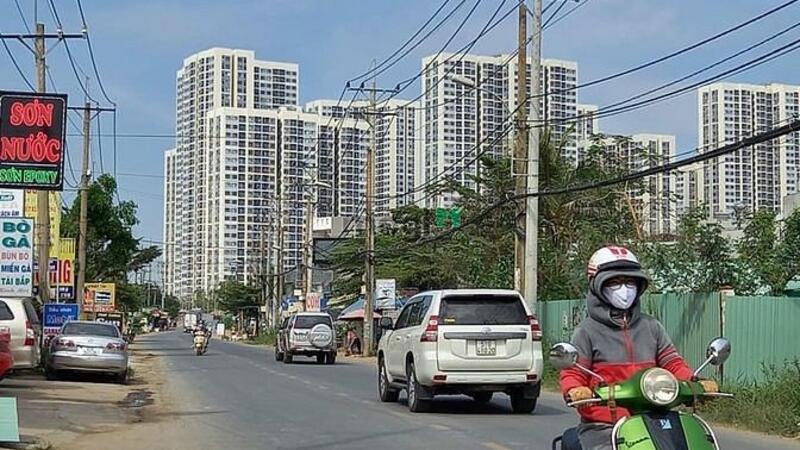 Hình ảnh Mặt tiền nguyển xiển ngang 8, mặt bằng kd nguyễn xiển