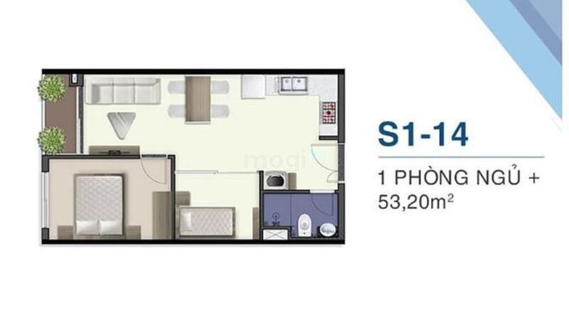 Hình ảnh Căn hộ Q7 Saigon Riverside tầng 32, nội thất cơ bản. A0762361
