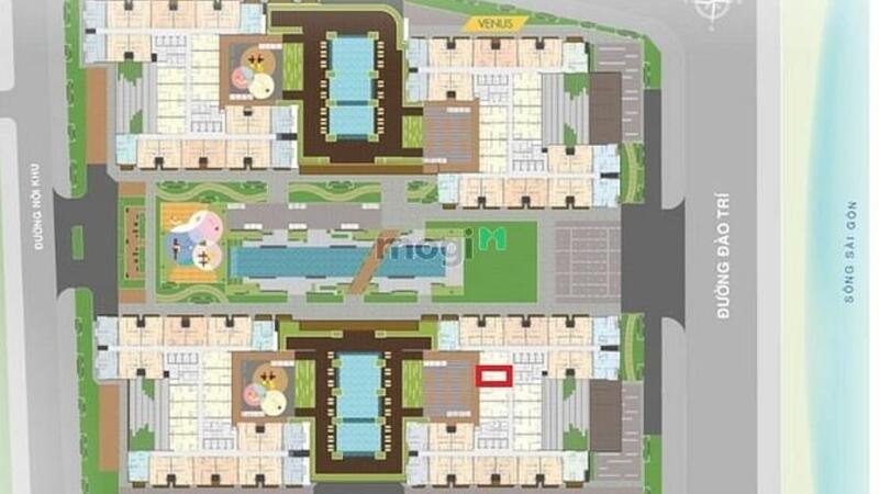 Hình ảnh Căn hộ Q7 Saigon Riverside tầng cao, 1 phòng ngủ, A0763660