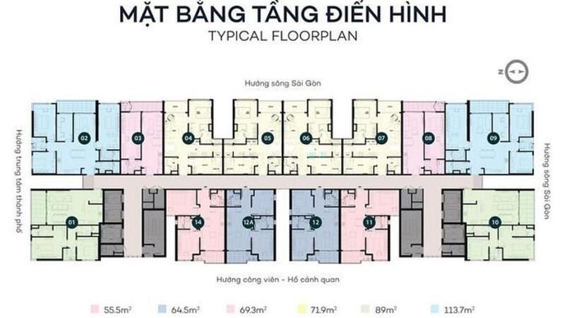 Hình ảnh Căn hộ Sky89 An Gia ban công đón hướng Tây.  A0777856